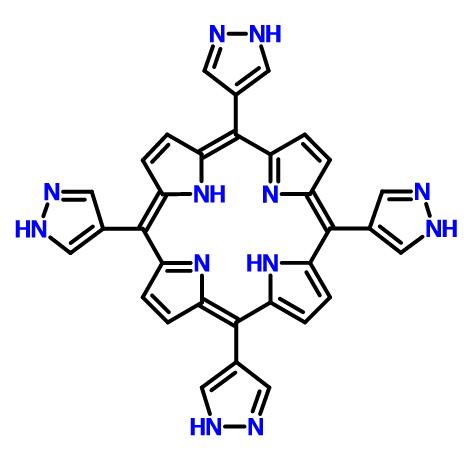 MOF&21H,​23H-​Porphine, 5,​10,​15,​20-​tetra-​1H-​pyrazol-​4-​yl-