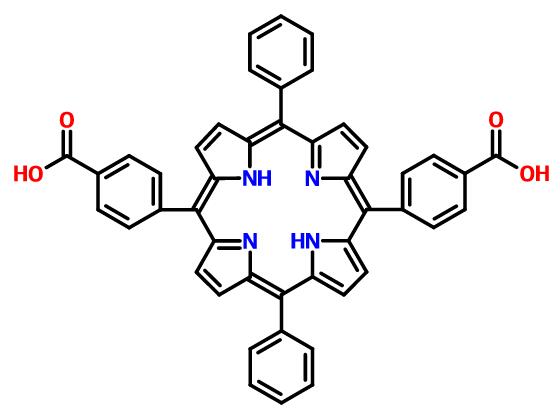 MOF7Benzoic acid, 4,​4‘-​(10,​20-​diphenyl-​21H,​23H-​porphine-​5,​15-​diyl)​bis-