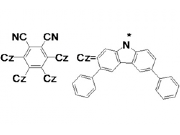 3,4,5,6-tetrakis(3,6-diphenylcarbazol-9-yl)- 1,2-dicyanobenzene