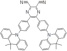 5,6-Bis[4-(9,9-dimethyl-9,10-dihydroacridine)pheny]-2,3-dicyano-pyrazine