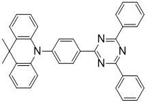 10-(4-(4,6-diphenyl-1,3,5-triazin-2-yl)phenyl)-9,9-dimethyl-9,10-dihydroacridine