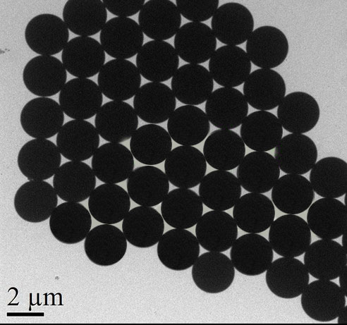 单分散多孔交联聚苯乙烯微球
