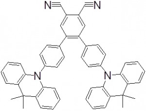 4,5-双[4-(9,9-二甲基-9,10- 二氢吖啶)苯基]-1,2-二氰基苯