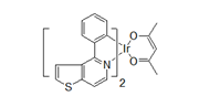 乙酰丙酮酸二(4-苯基-噻吩[3,2-c]吡啶-C2,N)合铱(III)
