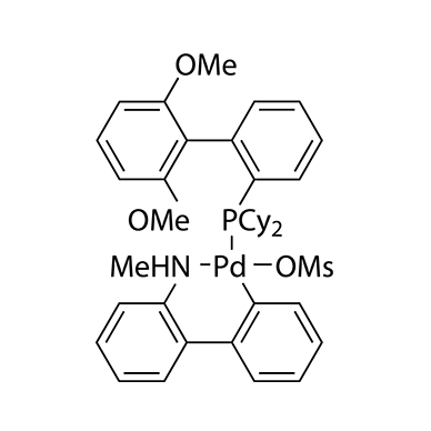 甲磺酸(2-二环己基膦-2‘,6‘-二甲氧基-1,1‘-联苯基)(2‘-甲氨-1,1‘-联苯-3-基)钯(II)二氯甲烷加合物  SPhos Palladacycle Gen. 4