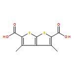3,4-Dimethylthieno(2,3-b)thiophene-2,5-dicarboxylic acid