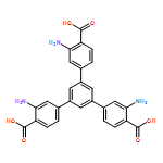 3,3‘‘-diamino-5‘-(3-amino-4-carboxyphenyl)-1,1‘:3‘,1‘‘-Terphenyl]-4,4‘‘-dicarboxylic acid