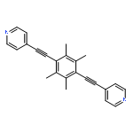 4,4‘-[(2,3,5,6-tetramethyl-1,4-phenylene)di-2,1-ethynediyl]bis-Pyridine
